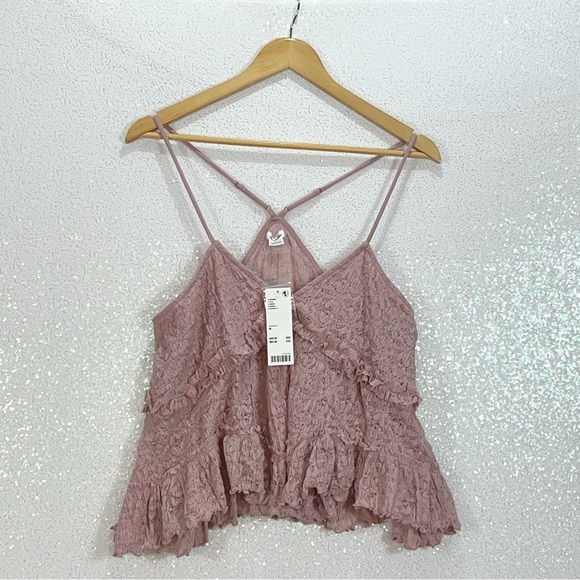 Kimchi Blue Rossie Lace Babydoll Tank Top NWT Size medium - Picture 3 of 16